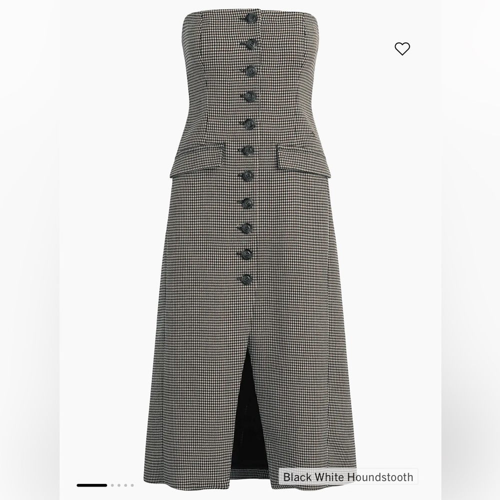 Favorite Daughter Monochrome Houndstooth Dress
